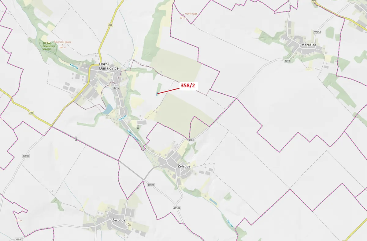 Dražba lesa 573 m²
